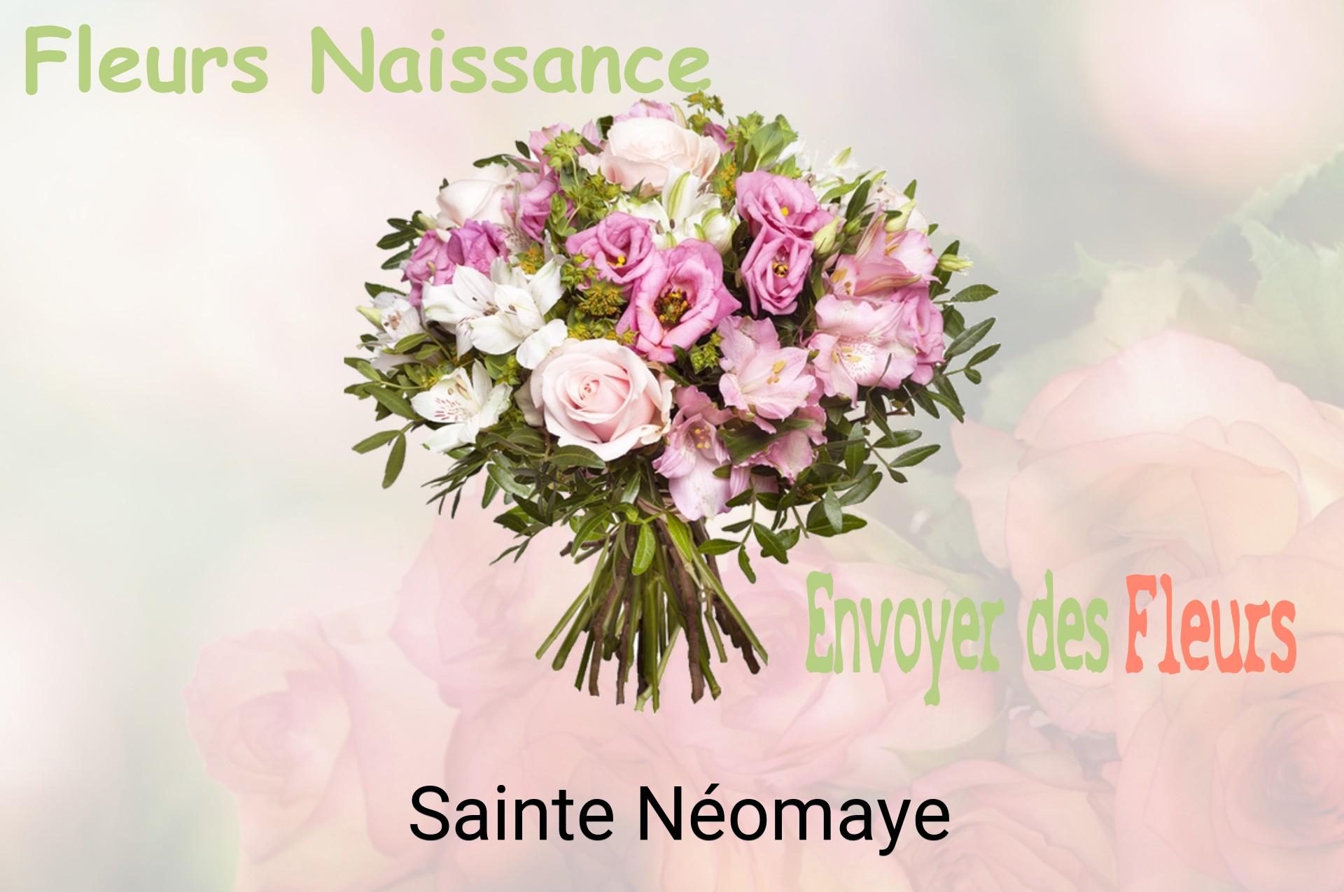 Bouquet de fleurs de naissance livré à Sainte-Néomaye